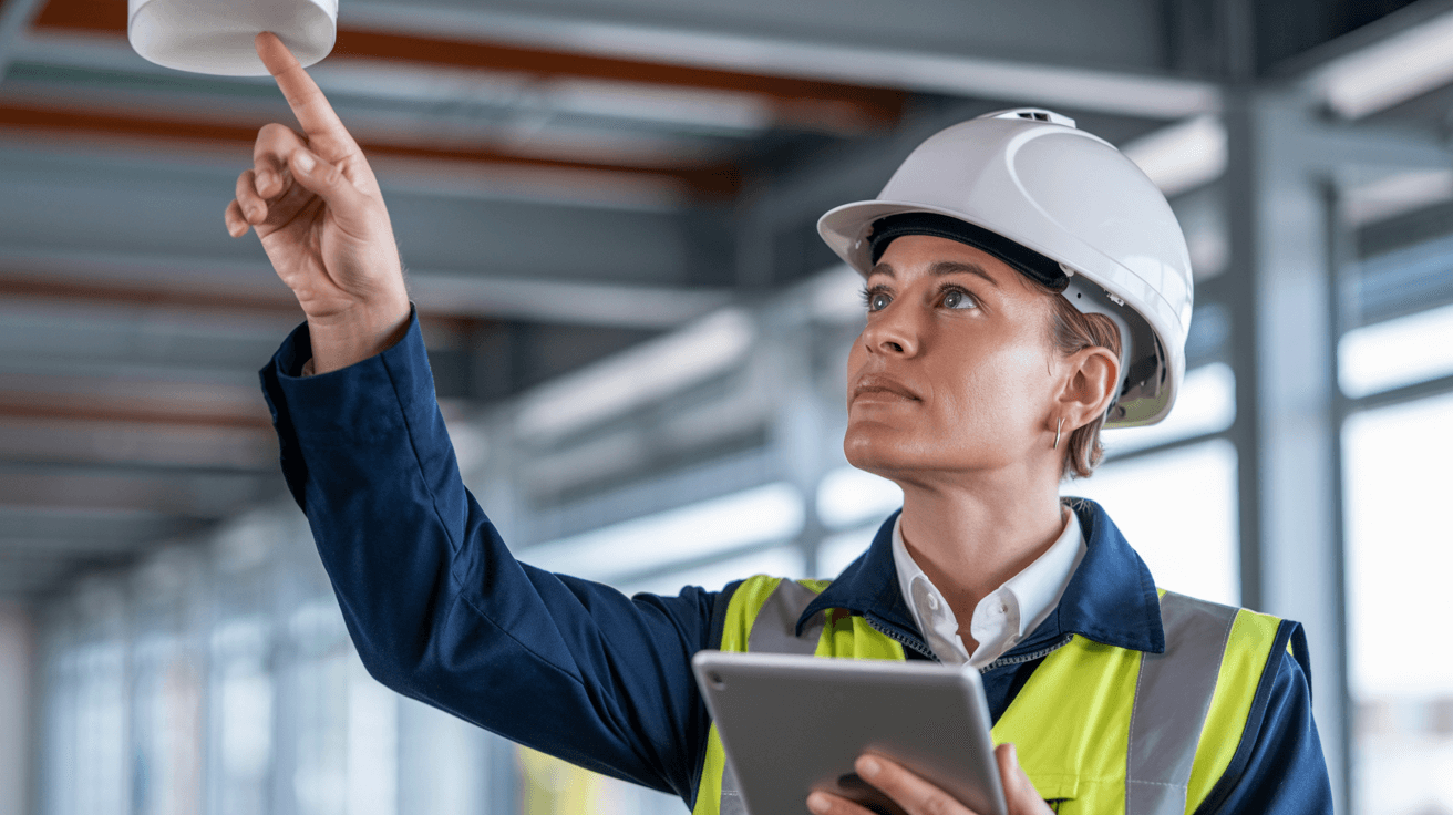 Imagen del inspector técnico de seguridad en edificaciones